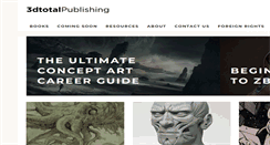 Desktop Screenshot of 3dtotalpublishing.com