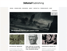 Tablet Screenshot of 3dtotalpublishing.com